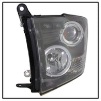 Spyder Dodge Ram 1500 09-14 10-14 Projector Headlights Halogen- LED Halo LED - Blk PRO-YD-DR09-HL-BK - Mammoth Racing -