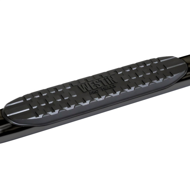 Westin 2007-2013 Chevy Silverado 1500 Reg Cab PRO TRAXX 4 Oval Nerf Step Bars - Black - Mammoth Racing -