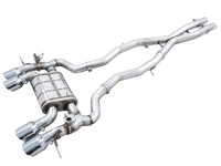 AWE SwitchPath Catback Exhaust for BMW G8X M3/M4 - Chrome Silver Tips - My Store