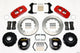 Wilwood Aero4 Rear P-Brake Kit 14.00in Red Chevy 12 Bolt w/ C-Clips - Mammoth Racing -