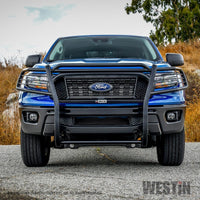 Westin 19-20 Ford Ranger Sportsman Grille Guard - Black - Mammoth Racing -