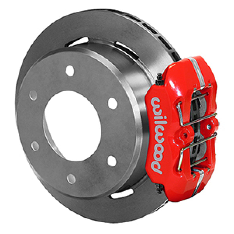Wilwood 63-87 C10/c15 DynaPro Fdplp Red Calipers 11in x .81in Rotors 6-Lug Rear Disc Brake Kit - My Store