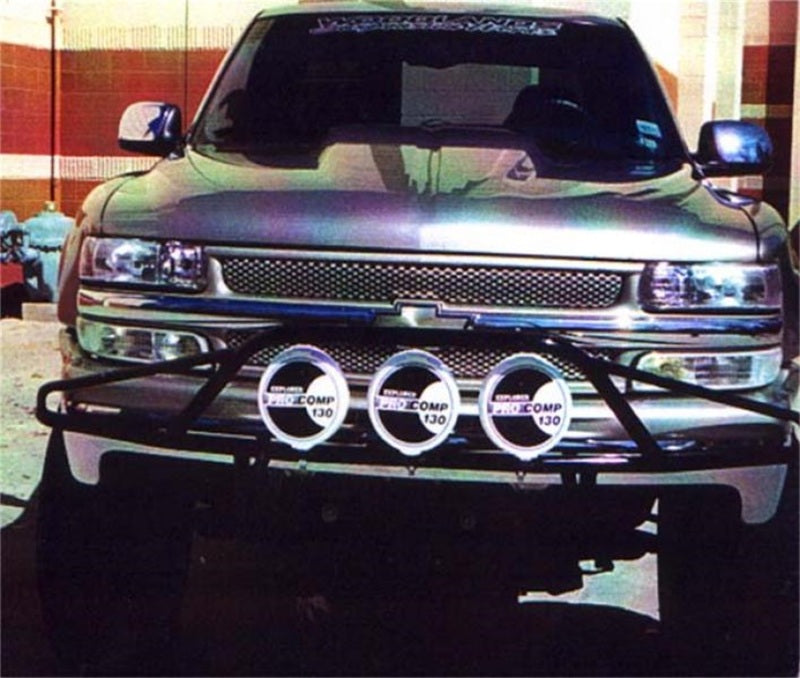 N-Fab Pre-Runner Light Bar 99-02 Chevy Tahoe/Suburban 00-05 1500/2500/3500 - Gloss Black - Mammoth Racing -