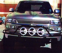 N-Fab Pre-Runner Light Bar 99-02 Chevy Tahoe/Suburban 00-05 1500/2500/3500 - Gloss Black - Mammoth Racing -