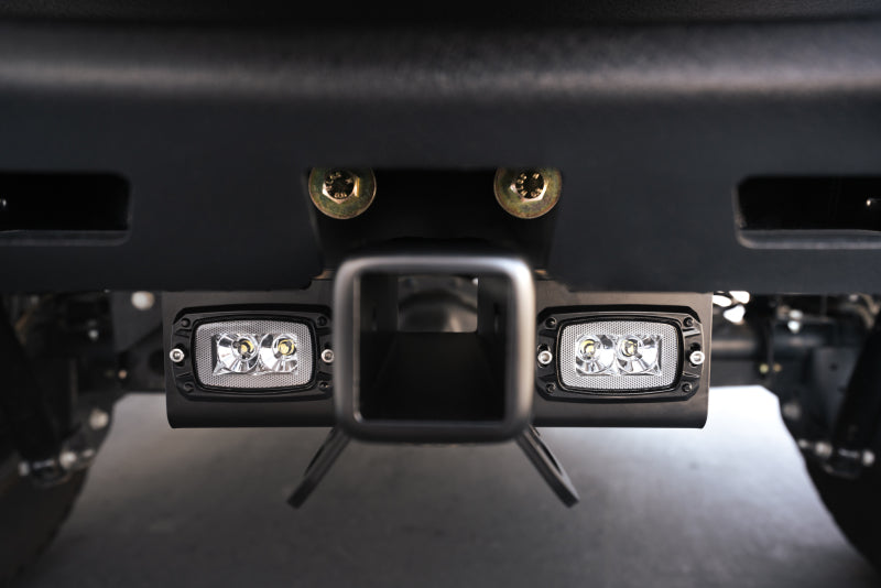 DV8 Offroad 07-21 Jeep Wrangler (JK/JL) Bolt-On Hitch w/ Lights - Mammoth Racing -