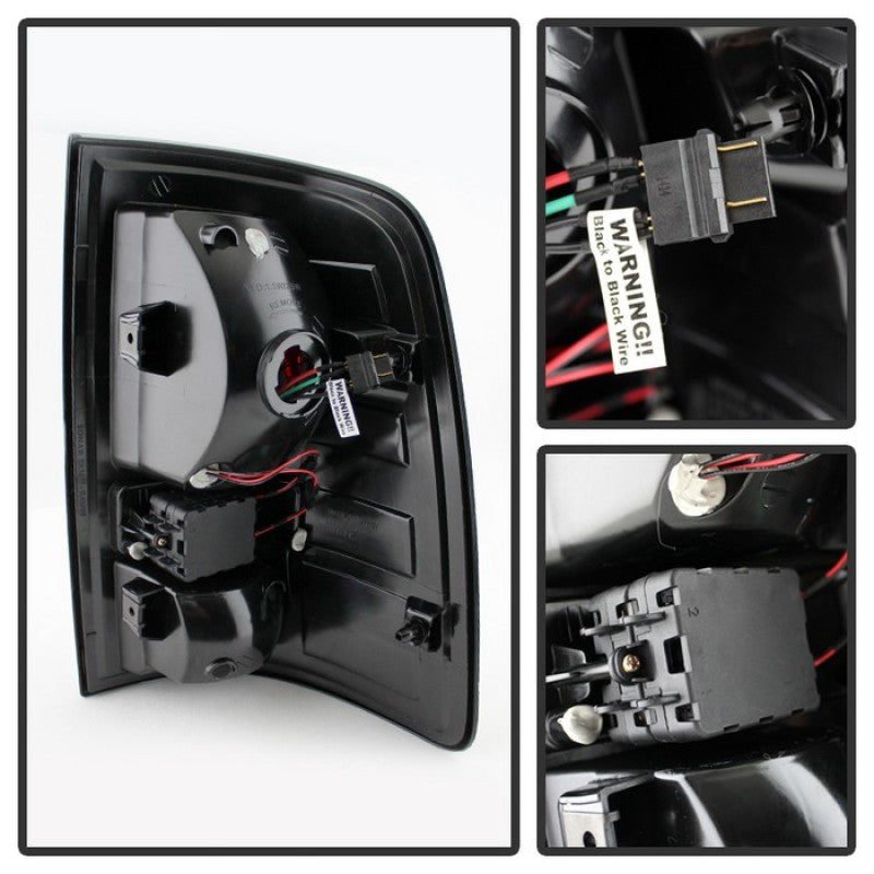 Spyder Dodge Ram 1500 09-14 LED Tail Lights Incandescent- Blk Smke ALT-YD-DRAM09-LED-BSM - Mammoth Racing -
