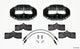 Wilwood D8-4 Front Caliper Kit Black Corvette C2 / C3 65-82 - Mammoth Racing -