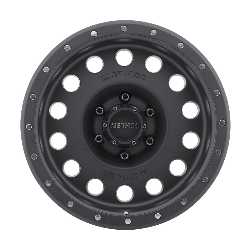 Method Mr307 Hole 17x8.5 0mm Offset 6x5.5 108mm CB Matte Black Wheel - Mammoth Racing -