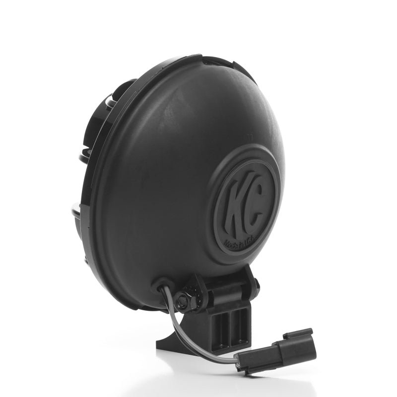 KC HiLiTES Apollo Pro 6in. Halogen Light 100w Fog Beam (Pair Pack System) - Black - Mammoth Racing -