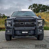 Westin 15-20 Ford F150 Sportsman X Grille Guard - Textured Black - Mammoth Racing -