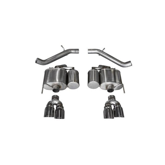 Corsa 16-18 Cadillac ATS-V 3.6T 4in Black Sport Axle-Back Exhaust