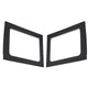 DEI 11-18 Jeep Wrangler JK 4-Door Leather Look Rear Side Window Black - Mammoth Racing -