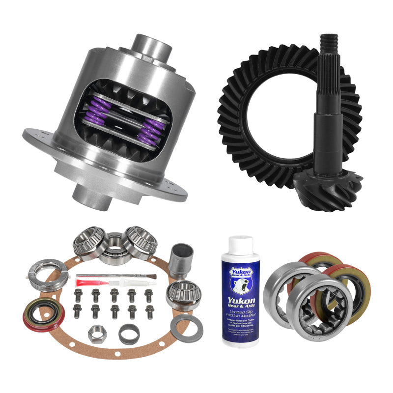 Yukon 8.2in GM 3.08 Rear Ring & Pinion Install Kit 28 Spline Positraction 2.25in Axle Bearings - My Store