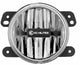 KC HiLiTES 10-18 Jeep JK 4in. Gravity G4 LED Light 10w Sae/ece Clear Fog Beam (Single) - Mammoth Racing -