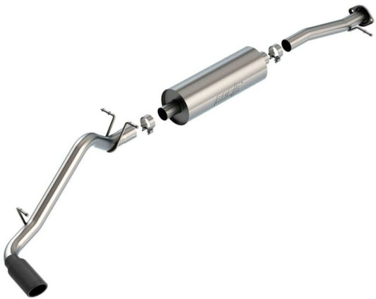 Borla 15-21 Chevrolet Colorado S-Type Cat-Back Black Chrome Tips - Mammoth Racing -