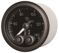 Autometer Stack 52mm 40-140 Deg C 1/8in Nptf Male Pro-Control Oil Temp Gauge - Black - My Store