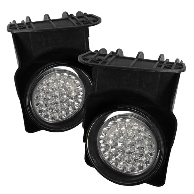 Spyder GMC Sierra 1500/2500 03-06 03-06 LED Fog Lights w/Switch Clear FL-LED-GS03-C - Mammoth Racing -