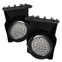 Spyder GMC Sierra 1500/2500 03-06 03-06 LED Fog Lights w/Switch Clear FL-LED-GS03-C - Mammoth Racing -