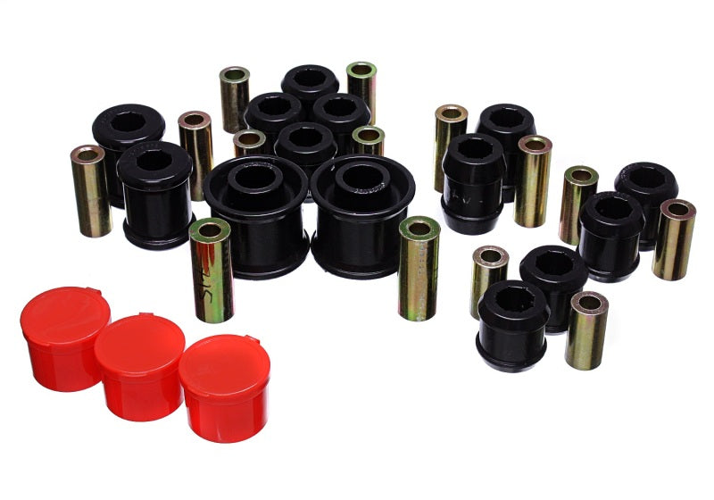 Energy Suspension 12-16 VW Passat / 07-16 VW EOS (1F) Rear Control Arm Bushing Set - Black - Mammoth Racing -