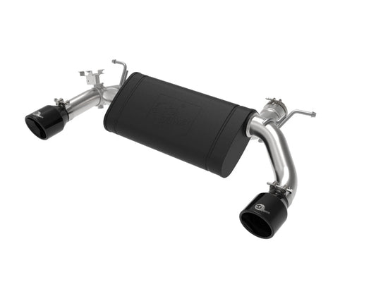 aFe MACHForce XP 3in to 2.5in 304 SS Axle-Back Exhaust w/ Black Tips 14-16 BMW M235i - Mammoth Racing -