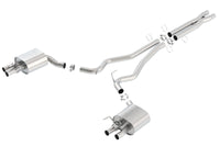 Borla 15-16 Ford Mustang Shelby GT350 5.2L ATAK Cat Back Exhaust (Uses Factory Valence) - My Store