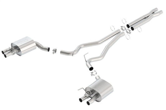 Borla 15-16 Ford Mustang Shelby GT350 5.2L ATAK Cat Back Exhaust (Uses Factory Valence) - My Store