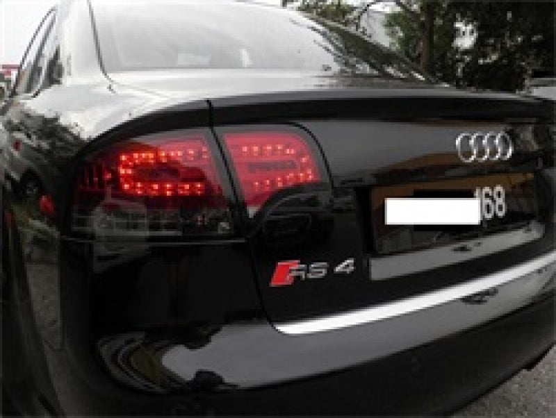 Spyder Audi A4 4Dr 06-08 LED Tail Lights Red Clear ALT-YD-AA406-G2-LED-RC - Mammoth Racing -