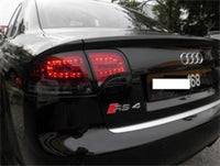 Spyder Audi A4 4Dr 06-08 LED Tail Lights Red Clear ALT-YD-AA406-G2-LED-RC - Mammoth Racing -