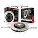 DBA 07-17 Kia Stinger Series CK GT 330S/330Si 3.3L V6 Rear Slotted 4000 T3 Series Rotor - Mammoth Racing -