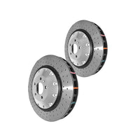 DBA 12-19 Jeep Grand Cherokee SRT8 Rear Drilled & Slotted 4000 XS Series Rotor - Mammoth Racing -