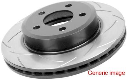DBA 2013+ Subaru Forester 2.0L Petrol / Diesel Turbo Rear Slotted Street T2 Series Rotor - Mammoth Racing -
