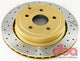 DBA 2009 Pontiac G8 GT 6.0L (V8) Uni-Directional Cross-Drilled/Slotted Rear Rotor - Mammoth Racing -