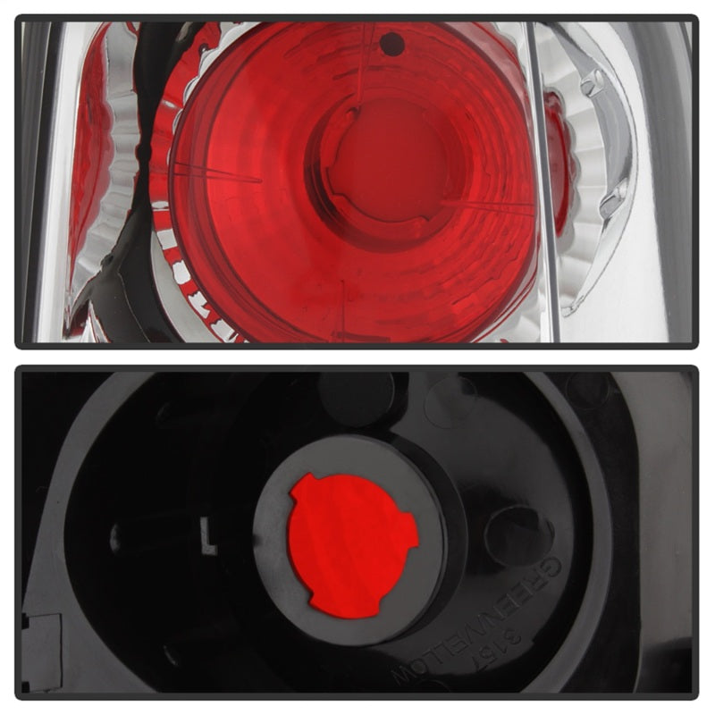 Spyder Cadillac Escalade SUV (Not EXT)02-06 Euro Style Tail Lights Chrome ALT-YD-CE02-C - Mammoth Racing -