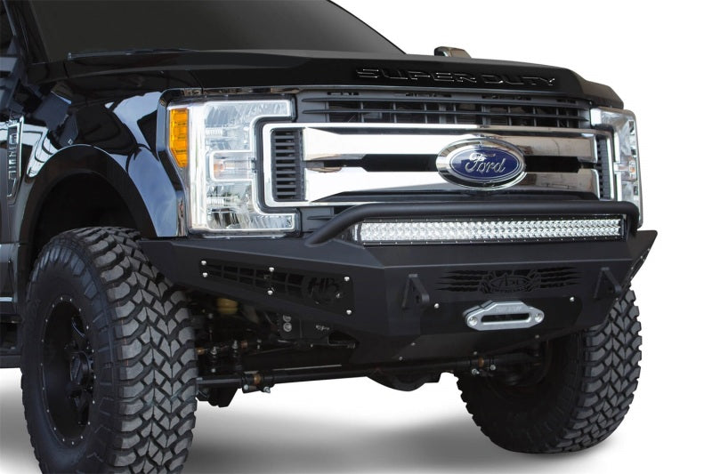 Addictive Desert Designs 17-18 Ford F-250 HoneyBadger Front Bumper w/ Winch Mount - My Store