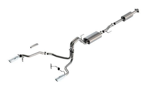 Borla F-150 2021 2.7L/3.5L 4dr CC SB EC STB Lari/King R/Plinum/LTD 3/2.25 SRE CB Touring CHR Tips - Mammoth Racing -
