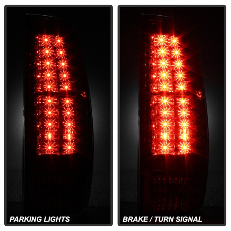 Spyder Chevy Avalanche 07-13 LED Tail Lights Red Clear ALT-YD-CAV07-LED-RC - Mammoth Racing -
