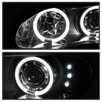 Spyder Chevy Camaro 98-02 Projector Headlights LED Halo LED Blk Smke - Low H1 PRO-YD-CCAM98-HL-BSM - Mammoth Racing -