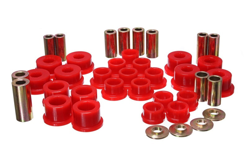 Energy Suspension 06-14 Mazda Miata Red Rear Control Arm Bushing Set - Mammoth Racing -