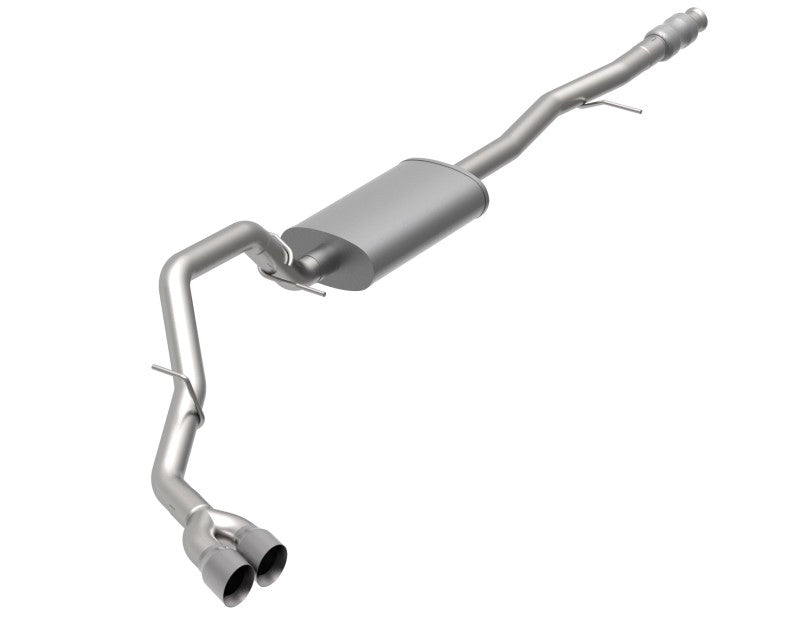 Kooks 2019+ GM 1500 Series Truck 5.3l CC w/ Short Box OEM x 3in SS Catback Exhaust w/ Polished Tips - Mammoth Racing -