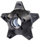 Wilwood Hub-Starlite 55 Rear - Standard Offset 5/8 C Studs-Drilled-Black - My Store