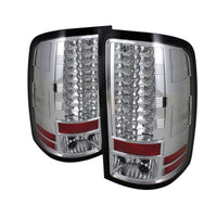 Spyder GMC Sierra 07-13 (Not fit 3500 Dually 4 Rear Wheels)LED Tail Lights Chrome ALT-YD-GS07-LED-C - Mammoth Racing -