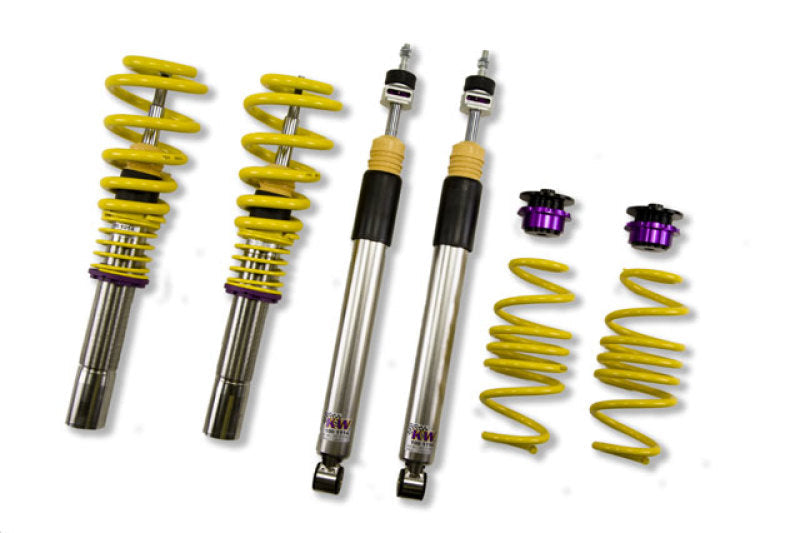 KW Coilover Kit V3 Audi A4 S4 (8K/B8) w/o electronic dampening controlSedan FWD + Quattro - Mammoth Racing -