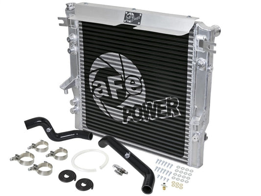 aFe BladeRunner GT Series Bar and Plate Radiator w/ Black Hoses 07-11 Jeep Wrangler (JK) V6 3.8L - Mammoth Racing -