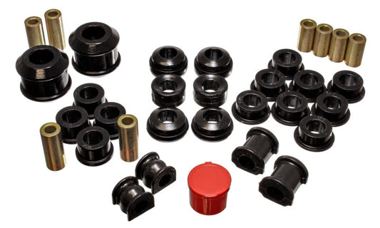 Energy Suspension 02-04 Acura RSX (includes Type S) Black Hyper-Flex Master Bushing Set - My Store