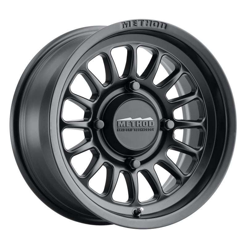 Method Mr411 14x7 4+3/+13mm Offset 4x156 132mm CB Matte Black Wheel - Mammoth Racing -