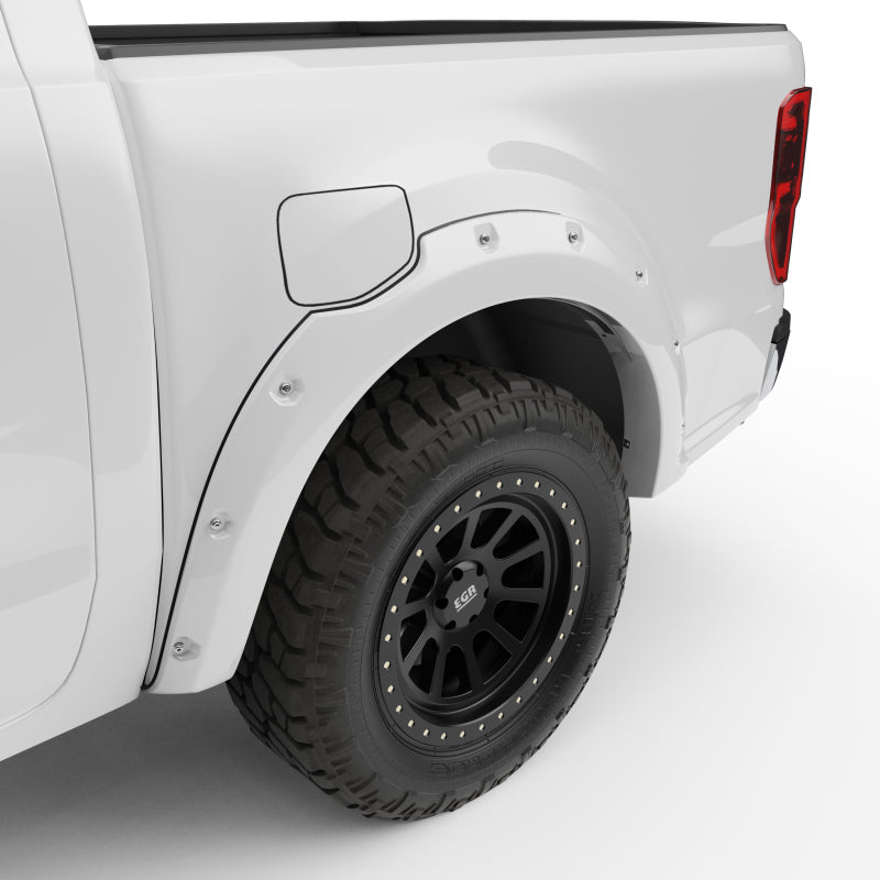EGR 19-22 Ford Ranger Painted To Code Oxford Traditional Bolt-On Look Fender Flares White Set Of 4 - Mammoth Racing -