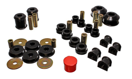 Energy Suspension 03-05 Mitsubishi Lancer EVO 8 Black Hyper-flex Master Bushing Set - My Store