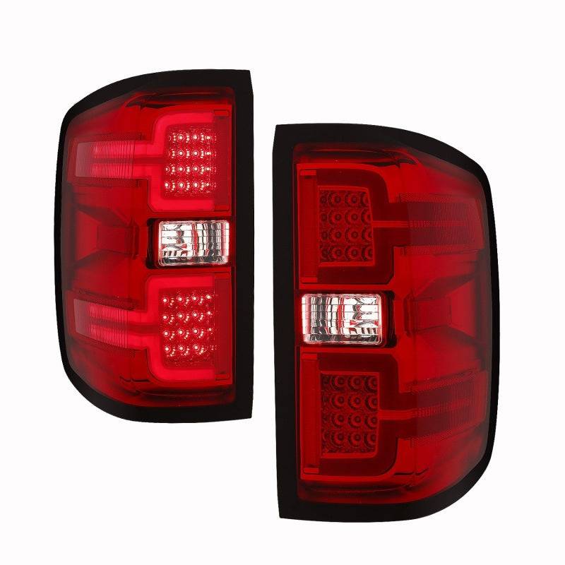 ANZO 2014-2018 Chevy Silverado 1500 LED Taillights Red/Clear - My Store