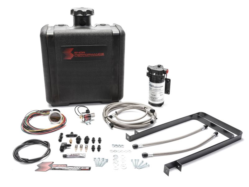 Snow Performance Chevy/GMC Stg 2 Boost Cooler Water Injection Kit (SS Braided Line 4AN Fittings) - My Store
