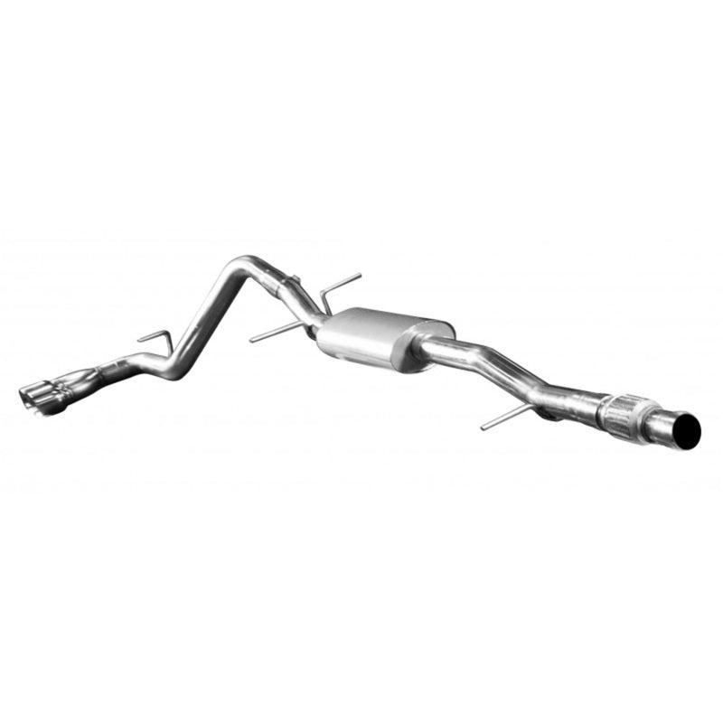 Kooks 14 + GM 1500 Series Truck 5.3l OEM x 3in SS Catback Exhaust. w/Pol Tips - Mammoth Racing -